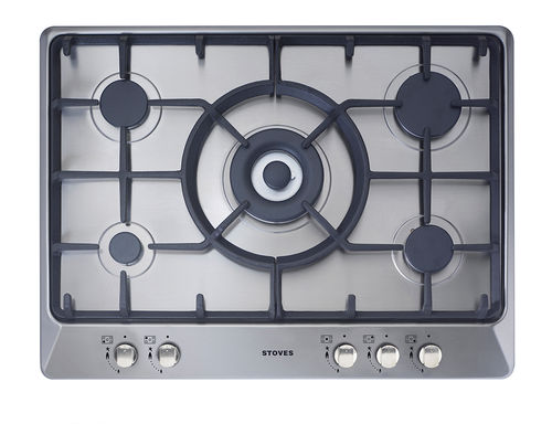 Gaskochfeld - STERLING G700C - Stoves - mit 5 Kochfeldern / Einbau / mit Drehknöpfen