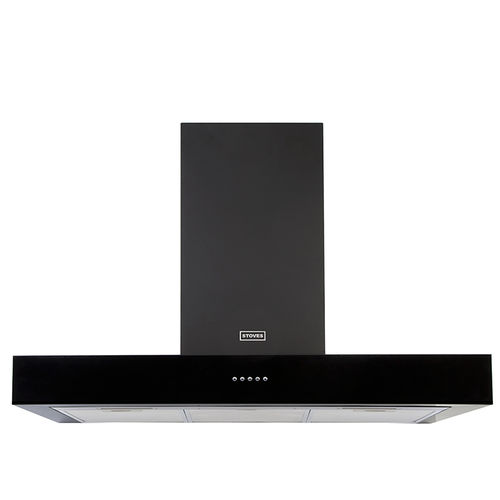 Wandabzugshaube - 110 STERLING FLAT - Stoves - mit integrierter Beleuchtung