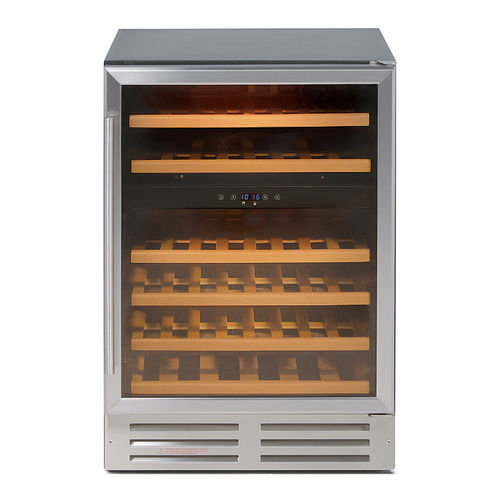 Unterbau-Weinkühlschrank - 600BLKWC - Lec - Metall / verglast