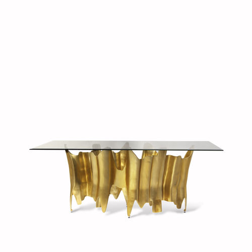 Designtisch / originell - OBSSEDIA - KOKET Love Happens - Rauchglas / rechteckig