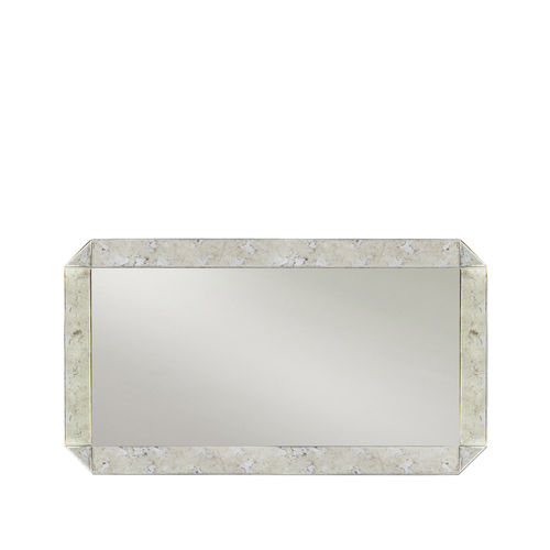 Wandmontierter Spiegel - TAMARA RECTANGULAR - KOKET Love Happens - Art Deco / rechteckig / weiß