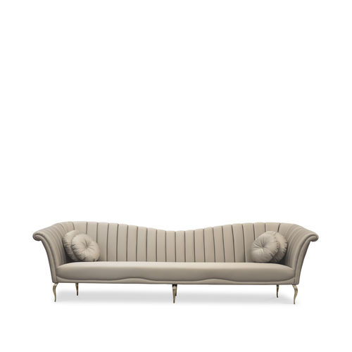 Klassisches Sofa - LONG CAPRICHOSA - KOKET Love Happens - Stoff / mit Kissen / individuell gestaltbar