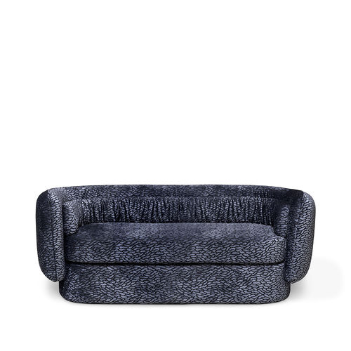 Kompaktes Sofa - DEB - KOKET Love Happens - originelles Design / Stoff / mit Armlehnen