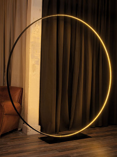 Stehleuchte - GIGA 180 - Le Deun Luminaires - Stahl / modern / mit Kabel