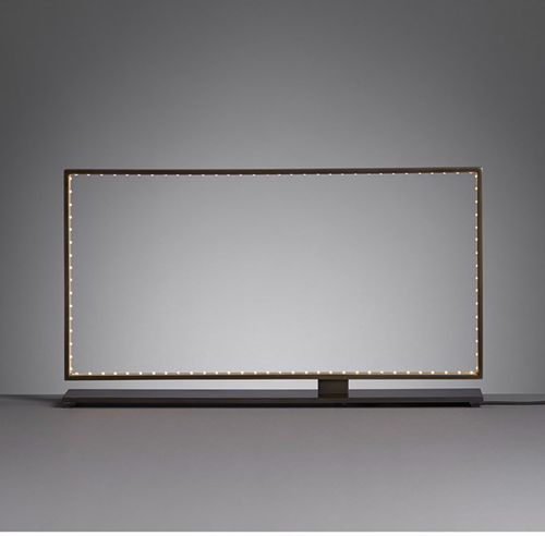 Tischlampe - SQUARE 40 - Le Deun Luminaires - Stahl / Messing / Bronze
