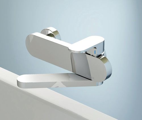 Einhebelmischer für Badewanne - CHROME: CR 022.00  - RAVAK - wandmontiert / aus verchromtem Metall / für Badezimmer