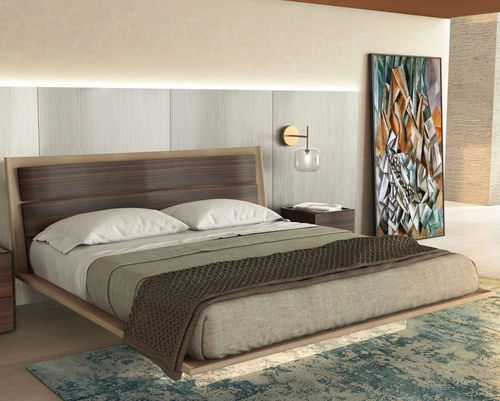 Schwebebett - Wave - Presotto - Doppelbett / modern / Kopfteil