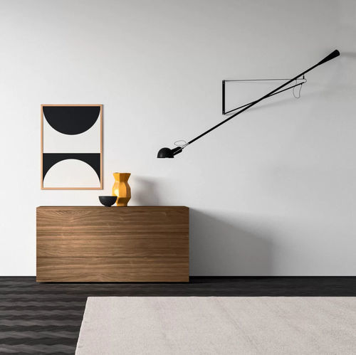 Hohe Kommode - Elle - Presotto - modern / Holz / rechteckig