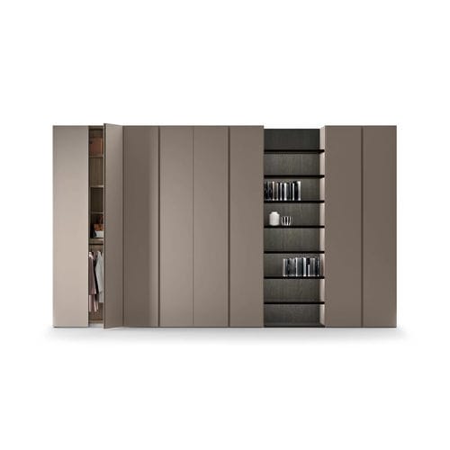 Modul-Kleiderschrank - Beverly - Presotto - modern / mattlackiertes Holz / mit Schwingtür
