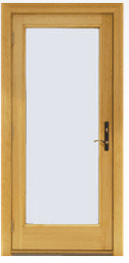 Einflügelige Fenstertür - A - Andersen - Aluminium / Holz / mit Doppelverglasung