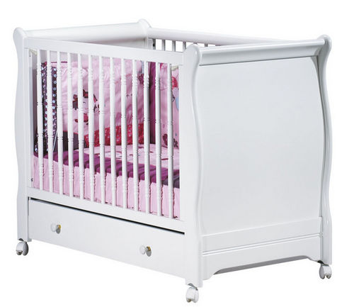 Modernes Babybett - 5F032 - Sauthon - für Kinder (Unisex) / Holz / 120x60 cm