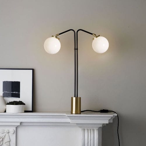 Tischlampe - ARRAY TWIN - cto lighting - Metall / Opalglas / modern