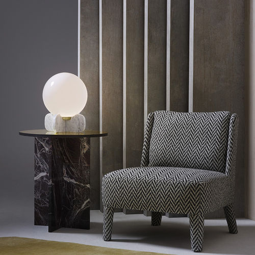 Tischlampe - CHELSEA - cto lighting - Opalglas / Marmor / modern