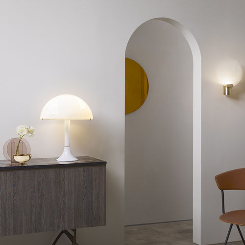 Tischlampe - BLOOMSBURY - cto lighting - Messing / Opalglas / Marmor
