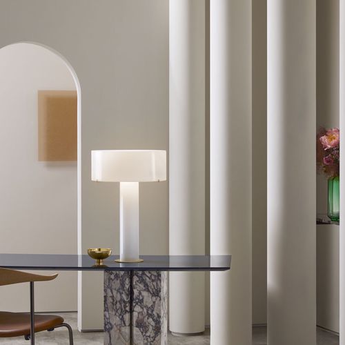 Tischlampe - IMPERIAL - cto lighting - Messing / Opalglas / modern
