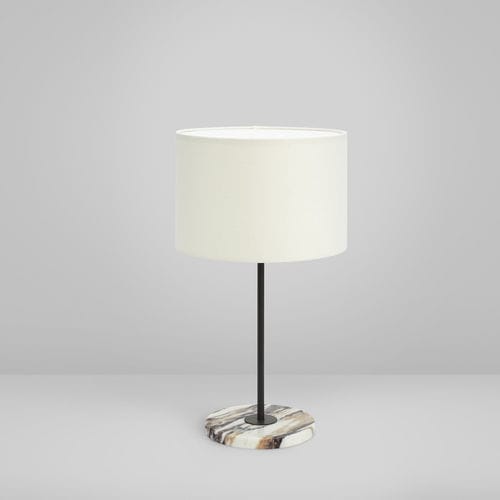 Tischlampe - MAYFAIR - cto lighting - Leinen / Marmor / modern