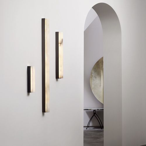 Moderne Wandleuchte - ARTÉS - cto lighting - für den Innenraum / Messing / Alabaster