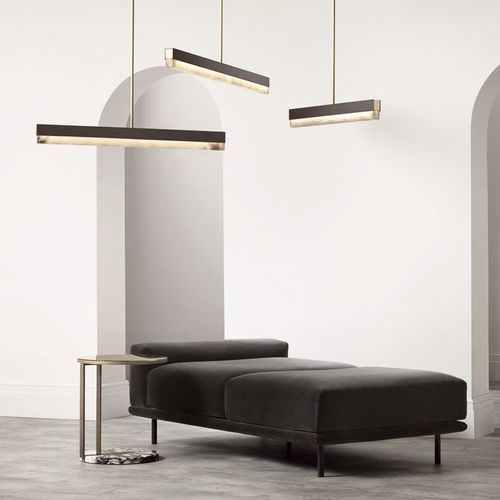 Hängelampe - ARTÉS - cto lighting - Messing / Alabaster / modern