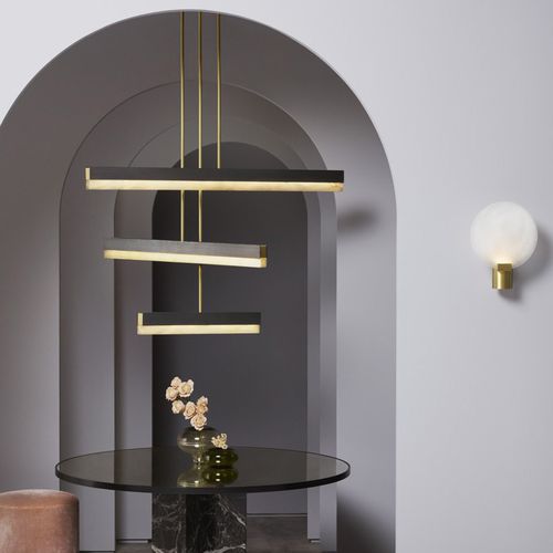 Hängelampe - ARTÉS COLLECTIVE - cto lighting - Messing / Bronze / Alabaster