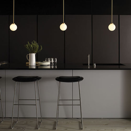 Hängelampe - MEZZO - cto lighting - Metall / Opalglas / modern