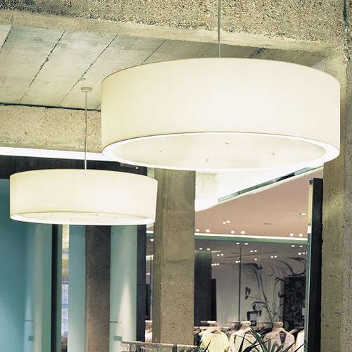 Hängelampe - DRUM - cto lighting - Metall / Seide / modern