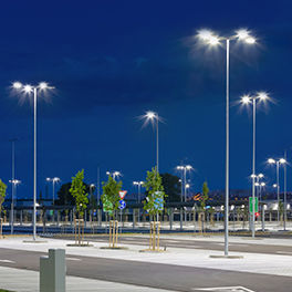Straßenlaterne - 3F MANTA - 3F Filippi S.p.A. - modern / Edelstahl / mit Diffusor aus Hartglas