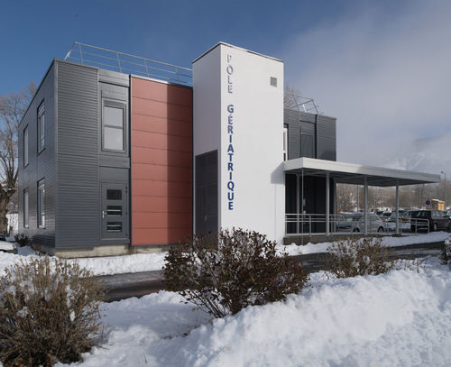 Fertigbau-Gebäude - PROGRESS 2 FEU : LE PÔLE CERDAN - Algeco France - Metall / Stahlrahmen / für Büro
