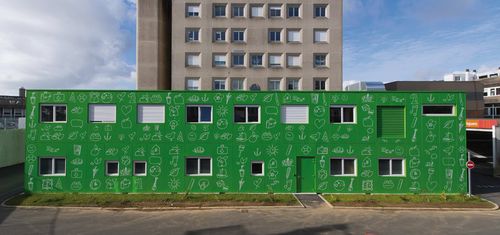 Fertigbau-Gebäude - PROGRESS 2 FEU : CENTRE HOSPITALIER RÉGIONAL UNIVERSITAIRE - Algeco France - Metall / Stahlrahmen / für Krankenhaus