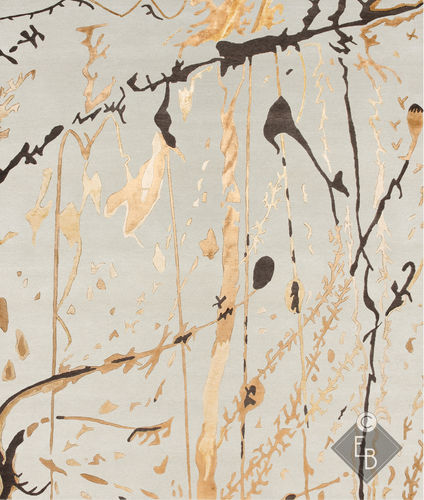Moderner Teppich - PATAGONIA - Edition Bougainville - Motiv / Wolle / Seide