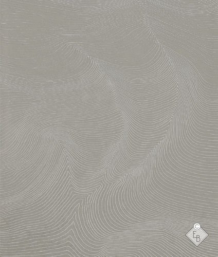 Wolle-Teppich - LINEA DESERT - Edition Bougainville - modern / Streifenmuster / aus pflanzlicher Seide