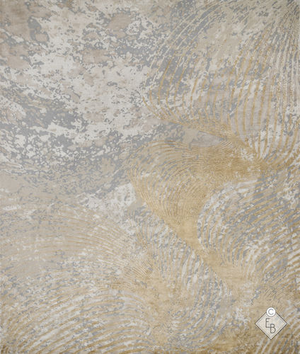 Moderner Teppich - NAZARE DUNE - Edition Bougainville - Motiv / PET / Wolle