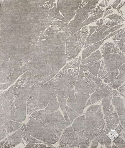 Teppich aus pflanzlicher Seide - ICELAKE ALPAGA - Edition Bougainville - modern / Motiv / Wolle