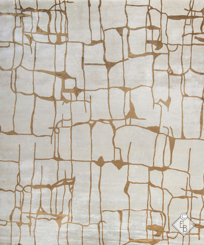 Moderner Teppich - COLOMBO ALEZAN - Edition Bougainville - Motiv / Hanf / PET