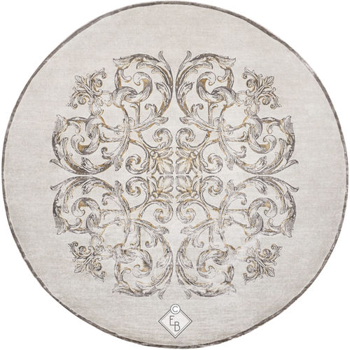 Traditioneller Teppich - DE VINCI EARTH - Edition Bougainville - Blumenmotive / PET / Wolle