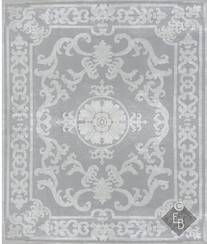 Traditioneller Teppich - POMPADOUR JAZZ - Edition Bougainville - Motiv / Hanf / PET