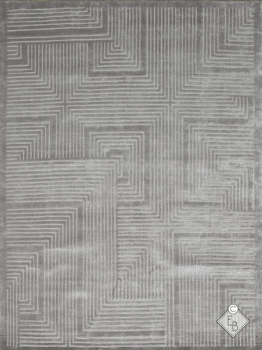 Moderner Teppich - ARMSTRONG GYPSE - Edition Bougainville - mit geometrischen Motiven / PET / Wolle