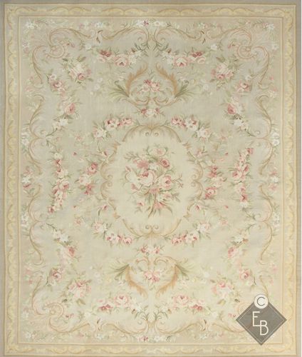 Traditioneller Teppich - BEAUVOIR STANDARD - Edition Bougainville - Blumenmotive / PET / Wolle