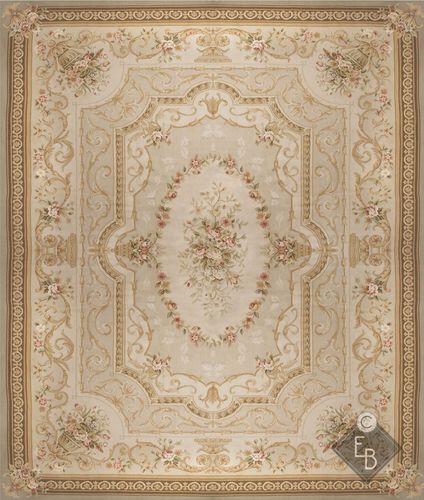 Traditioneller Teppich - LA BORIE STANDARD - Edition Bougainville - Blumenmotive / Wolle / Seide