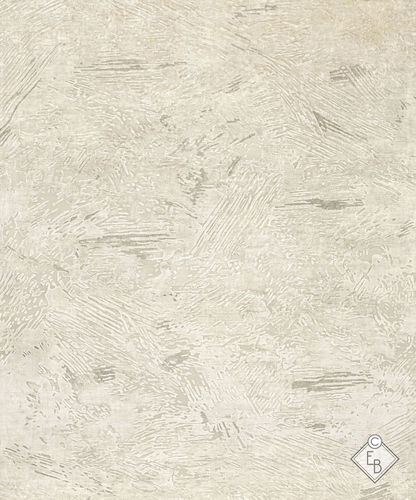 Moderner Teppich - IMPASTO BIANCA - Edition Bougainville - Motiv / PET / Wolle