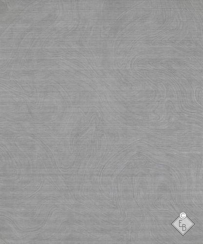 Moderner Teppich - LEITH STEEL - Edition Bougainville - Motiv / Wolle / Seide