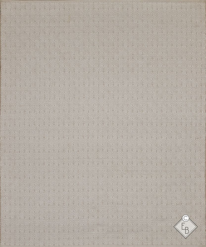 Moderner Teppich - MAURITIUS IVORY - Edition Bougainville - geometrisches Muster / Polypropylen / rechteckig