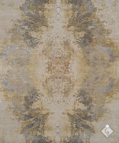 Moderner Teppich - VESUVE CALICE - Edition Bougainville - Motiv / PET / Wolle