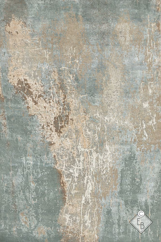 Moderner Teppich - UYUNI BALTIC - Edition Bougainville - Motiv / aus Bambusfaser / Wolle