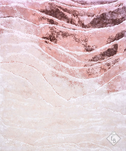 Szenenmotiv-Teppich - BANAUE FLAMINGO - Edition Bougainville - Seide / rechteckig / handgetuftet
