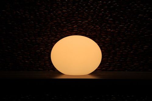Tischlampe - FLAT BALL - Imagilights - Glas / modern / mit Kabel