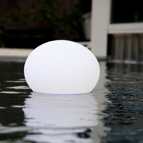 Schwimmende Lampe - FLAT BALL - Imagilights - Glas / modern / mit Kabel