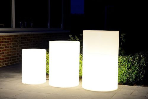 Moderner Säulenfuß - RANGO - Imagilights - Garten / mit integrierter Beleuchtung