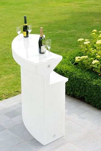 Bartheke - BARIO - Imagilights - Glas / Kunststoff / halbrund