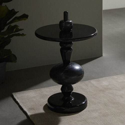 Moderner Beistelltisch - SHUFFLE  - Andtradition - Massivholz / lackiertes MDF / Gestell aus lackiertem MDF