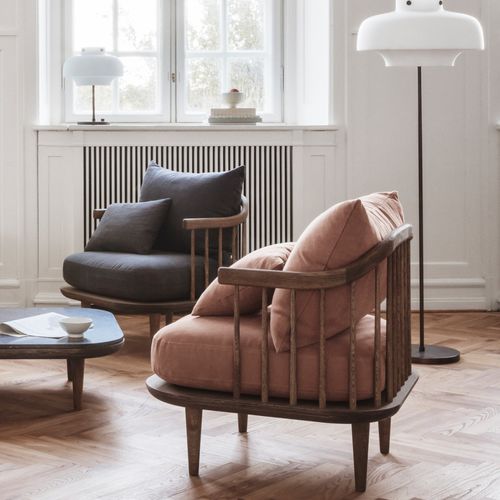 Moderner Sessel - FLY  - Andtradition - Stoff / Eiche / Polster